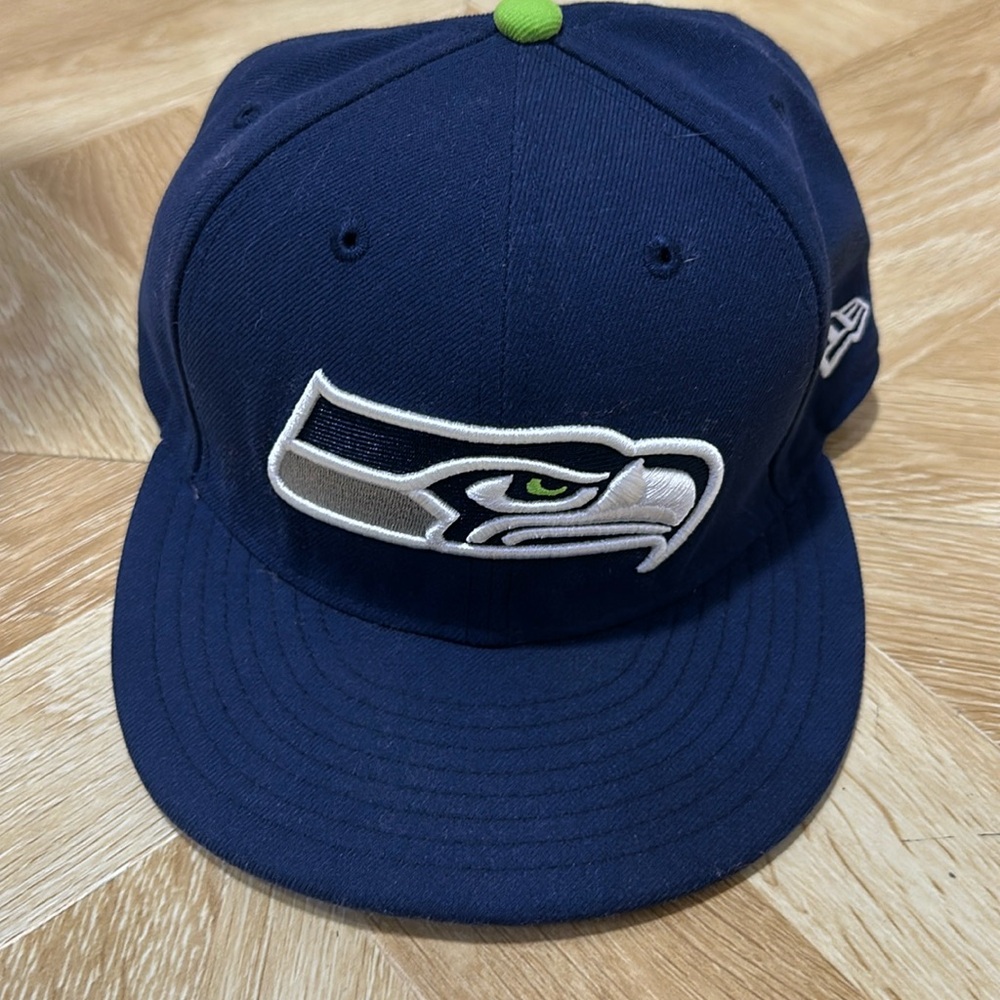 New Era Seattle Seahawks fitted hat 7 1/4
